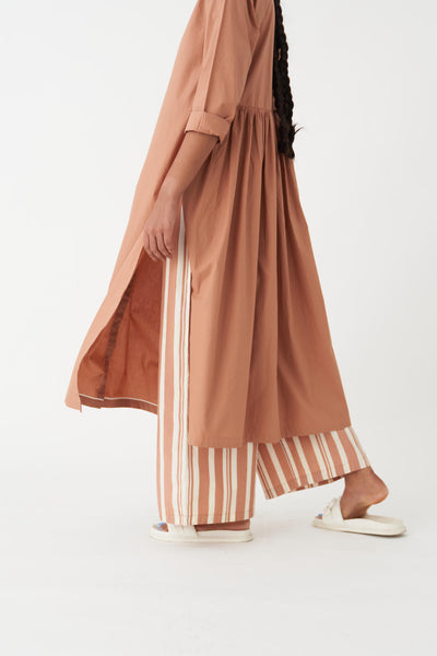 BACK GATHER JACKET - CHAMPAGNE