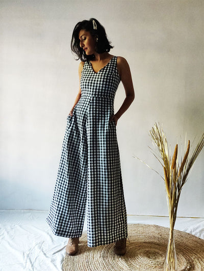 Checkered Jumpsuit - Size S