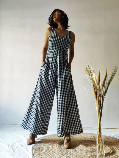 Checkered Jumpsuit - Size S