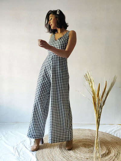 Checkered Jumpsuit - Size S