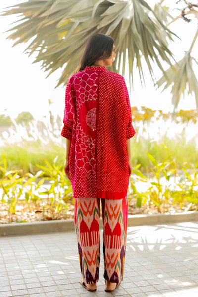 BB SHIRT-RED PINK SHADED