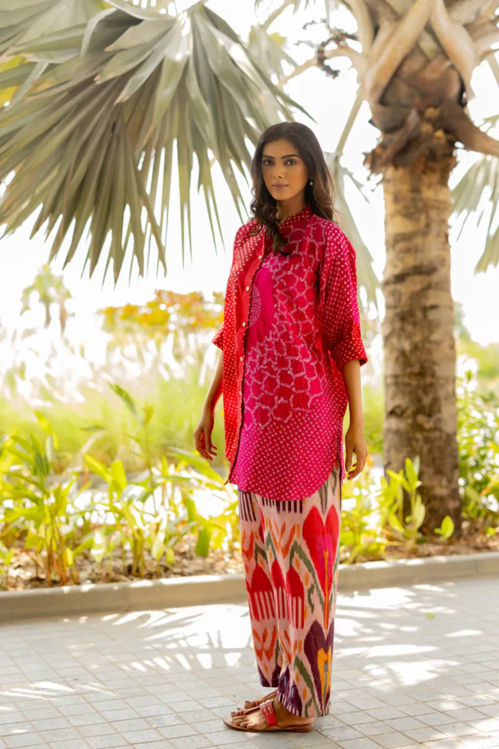 BB SHIRT-RED PINK SHADED