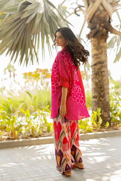 BB SHIRT-RED PINK SHADED