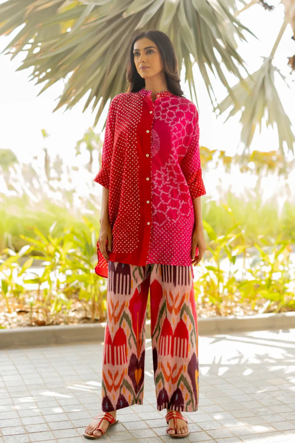 BB SHIRT-RED PINK SHADED