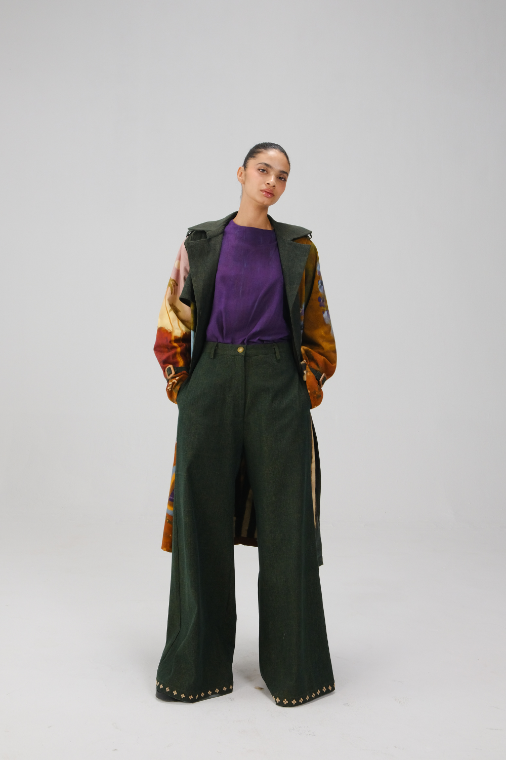 BELL-BOTTOMS-Bottle Green