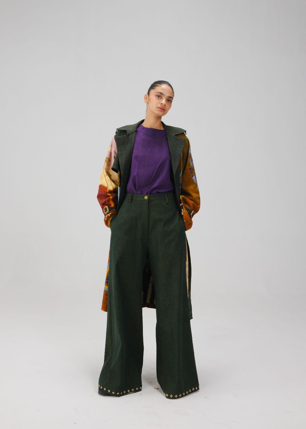 BELL-BOTTOMS-Bottle Green