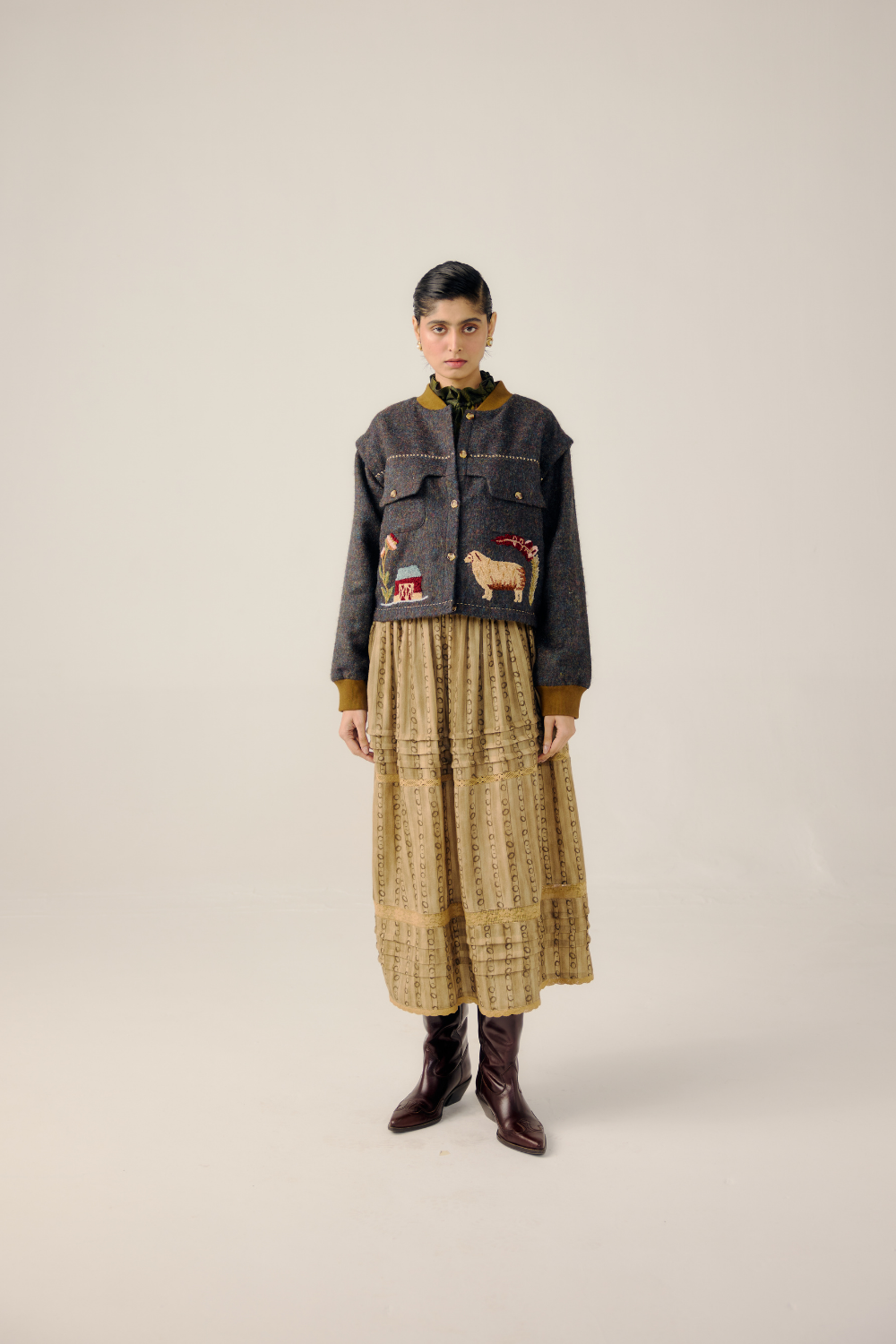 BERT JACKET-Countrysiyde Emb