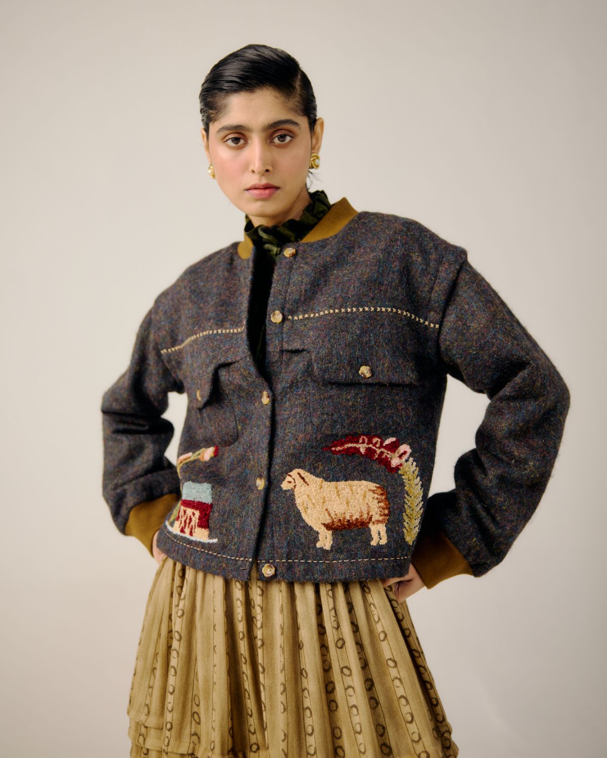 BERT JACKET-Countrysiyde Emb