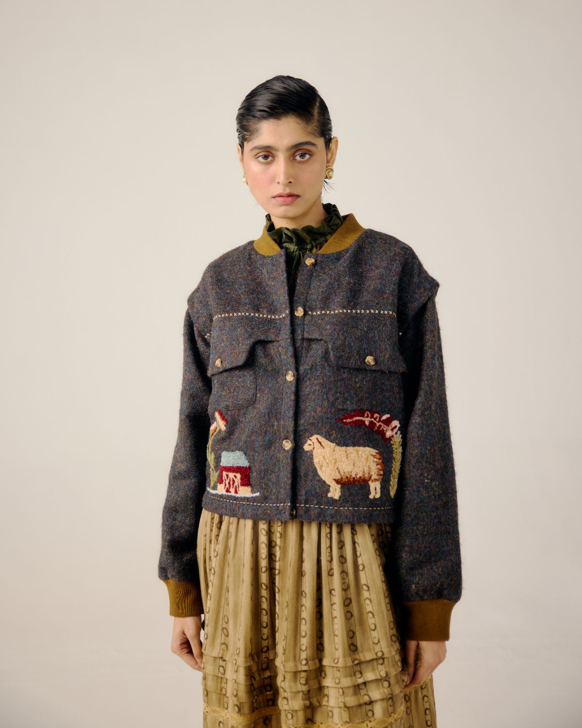 BERT JACKET-Countrysiyde Emb