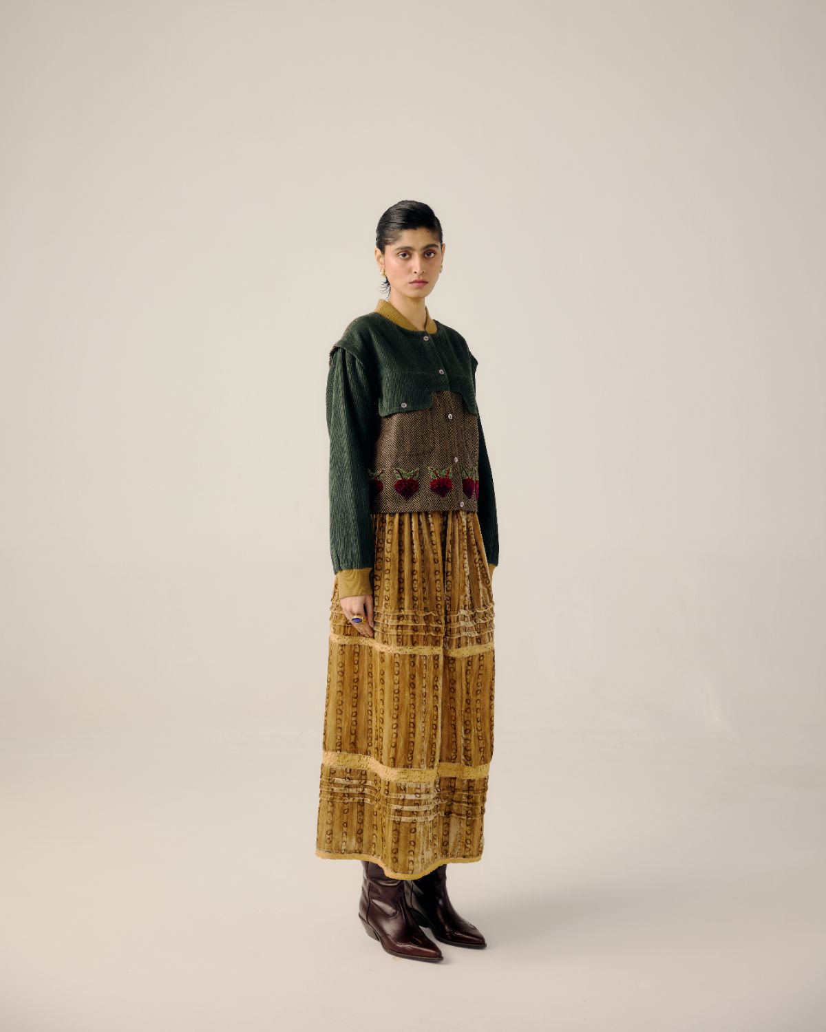 BERT JACKET-Turnip Emb.