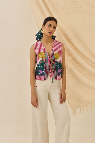 Lali Multiprint Waistcoat