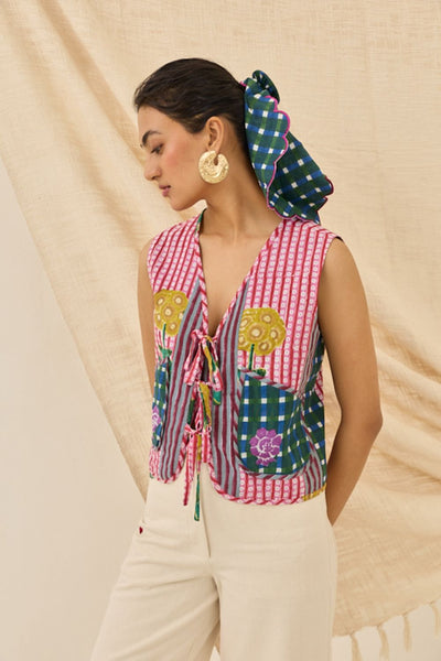 Lali Multiprint Waistcoat
