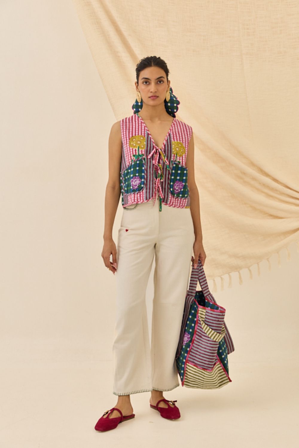 Lali Multiprint Waistcoat