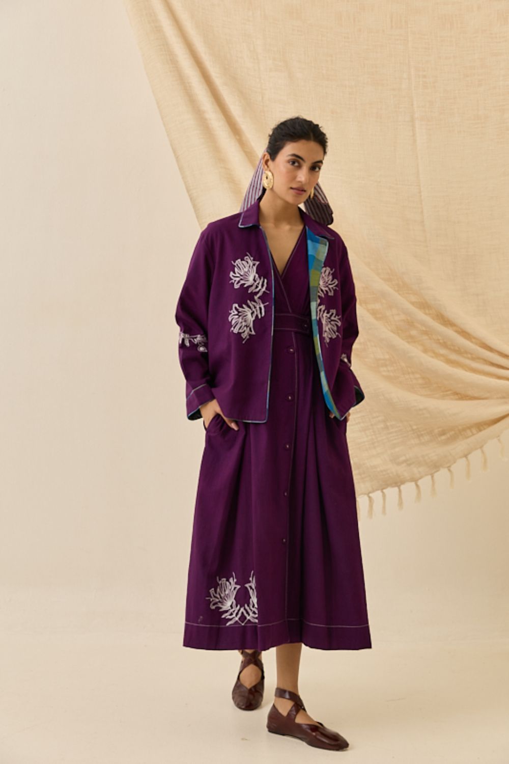 Morni Handloom Reversible Jacket