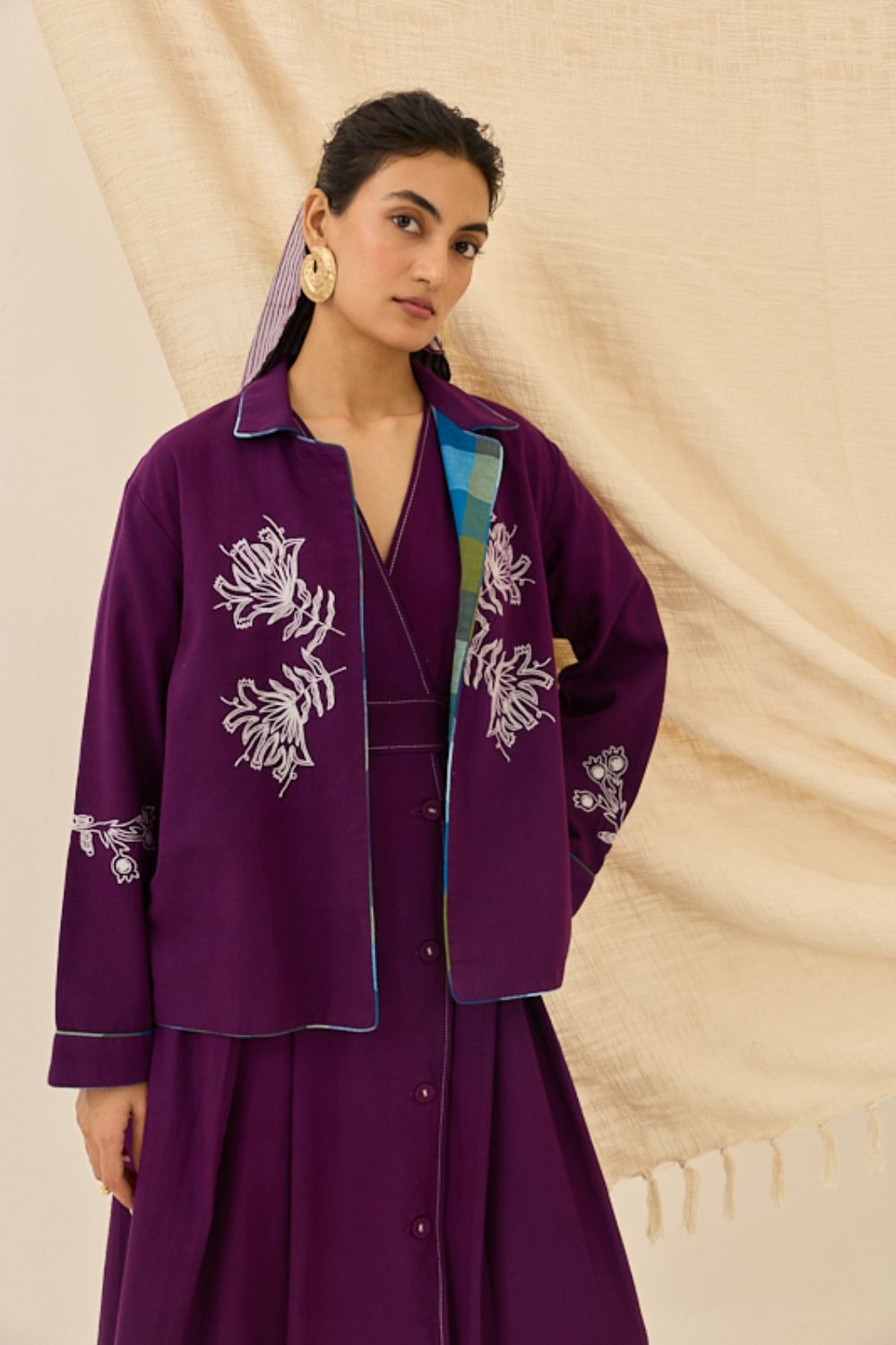 Morni Handloom Reversible Jacket