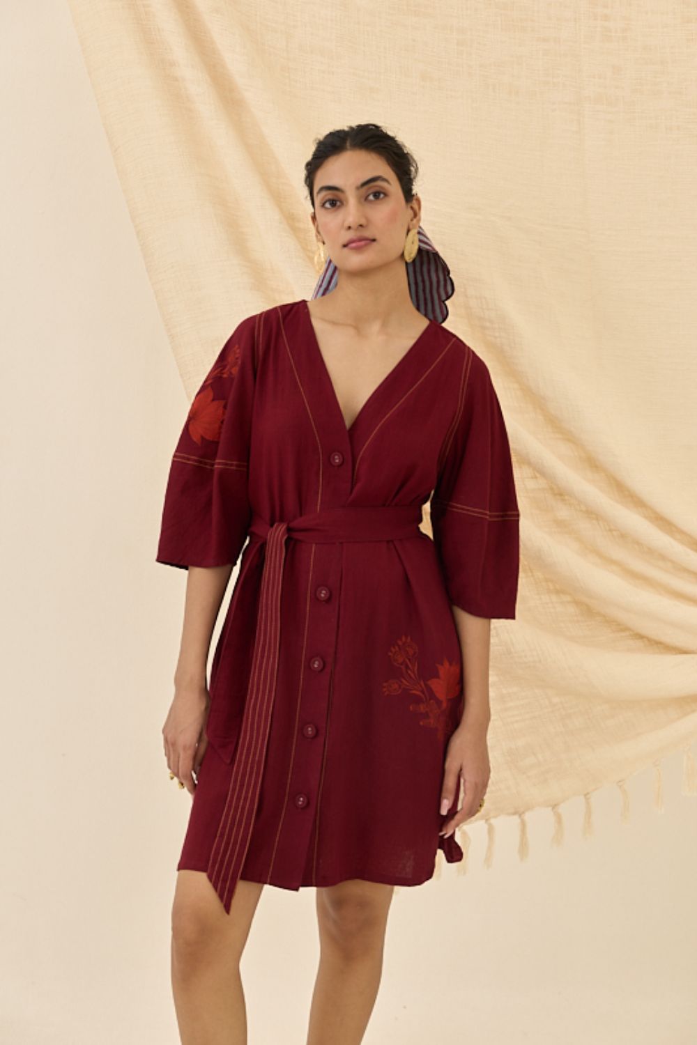 Kuhu Handloom Shift Dress