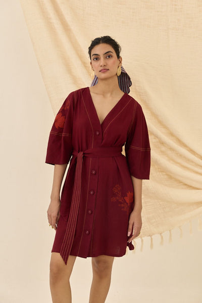 Kuhu Handloom Shift Dress