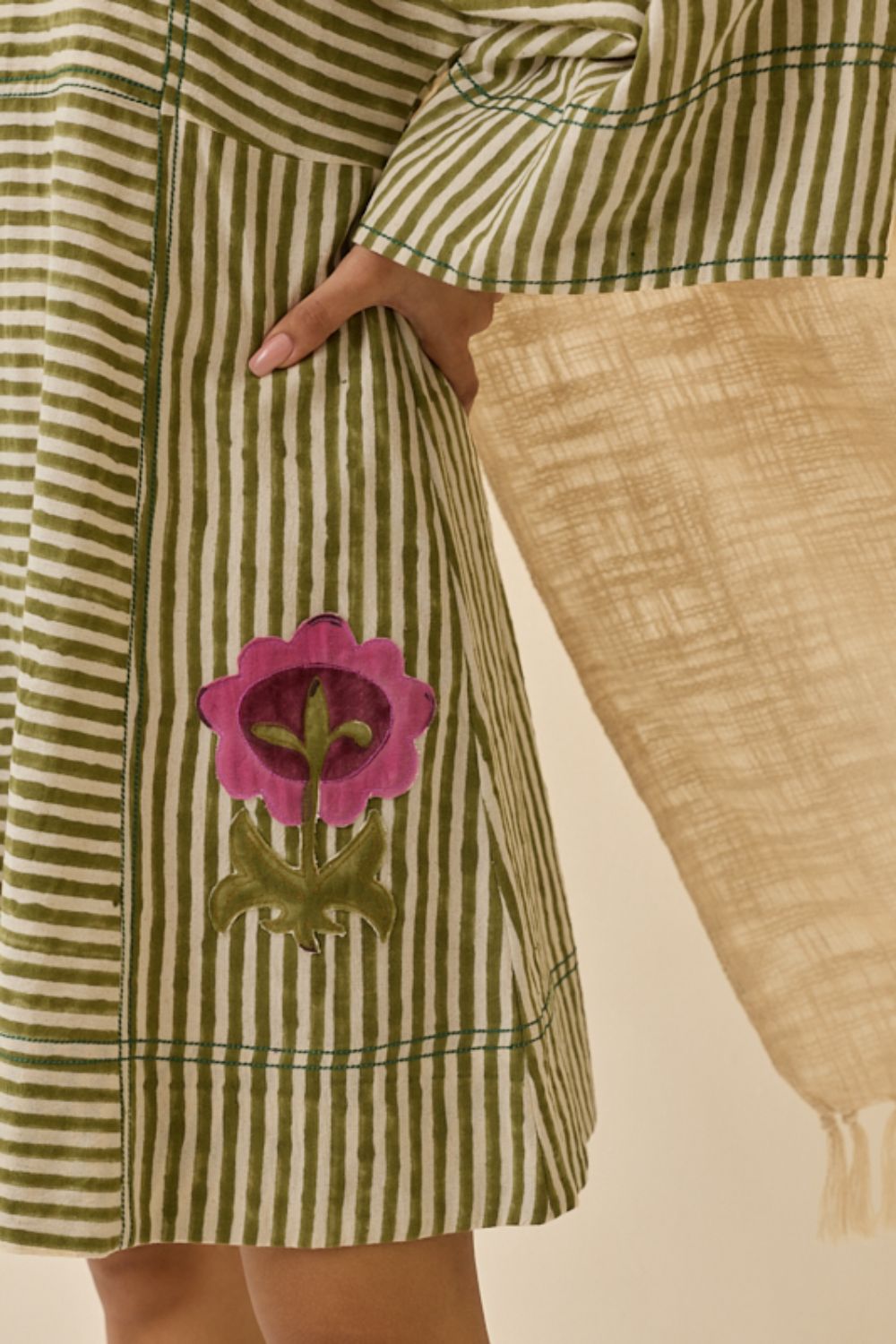 Pihu Handloom Shift Dress