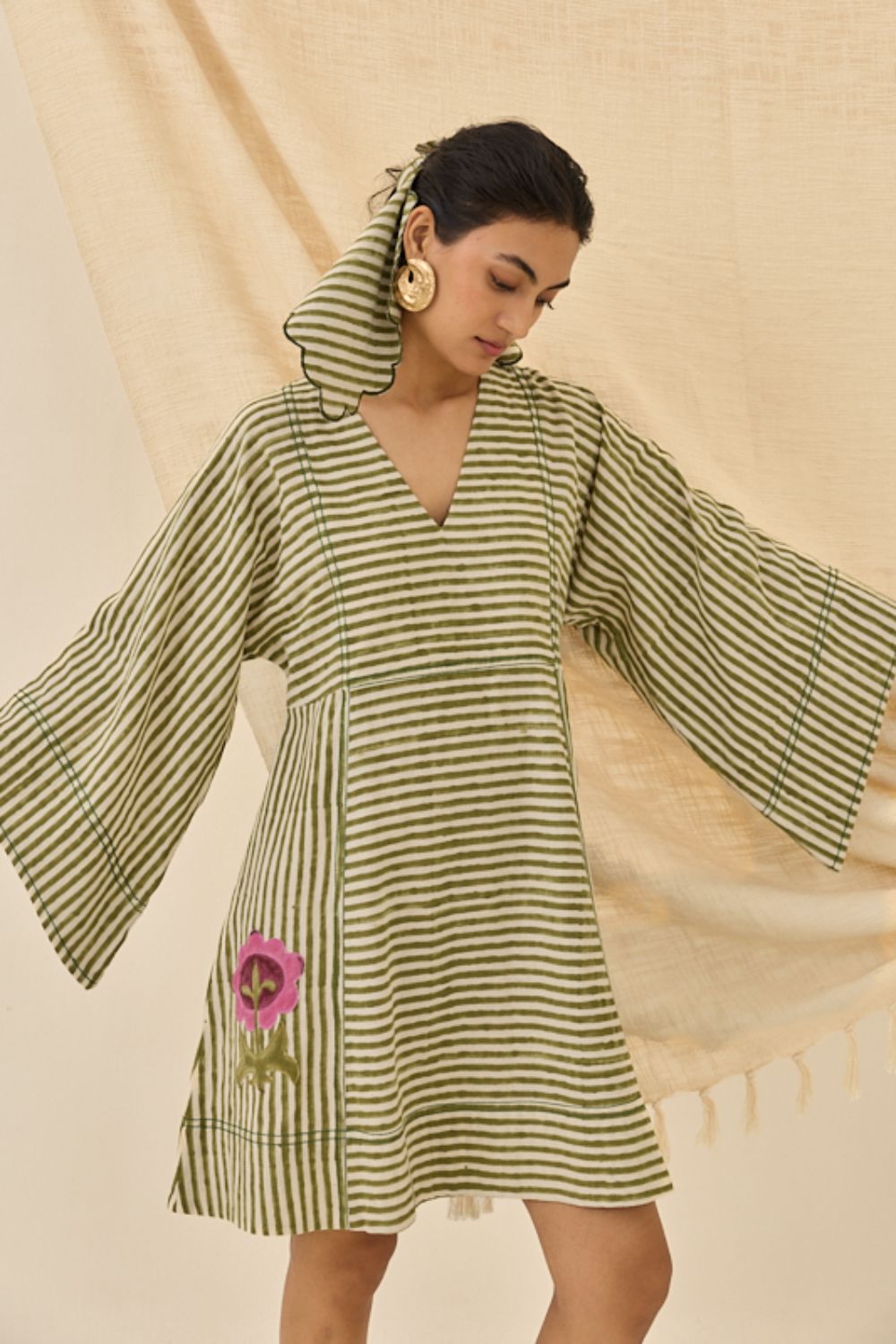 Pihu Handloom Shift Dress