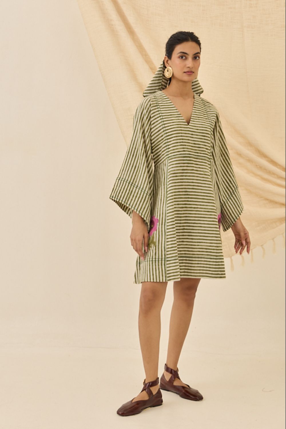 Pihu Handloom Shift Dress