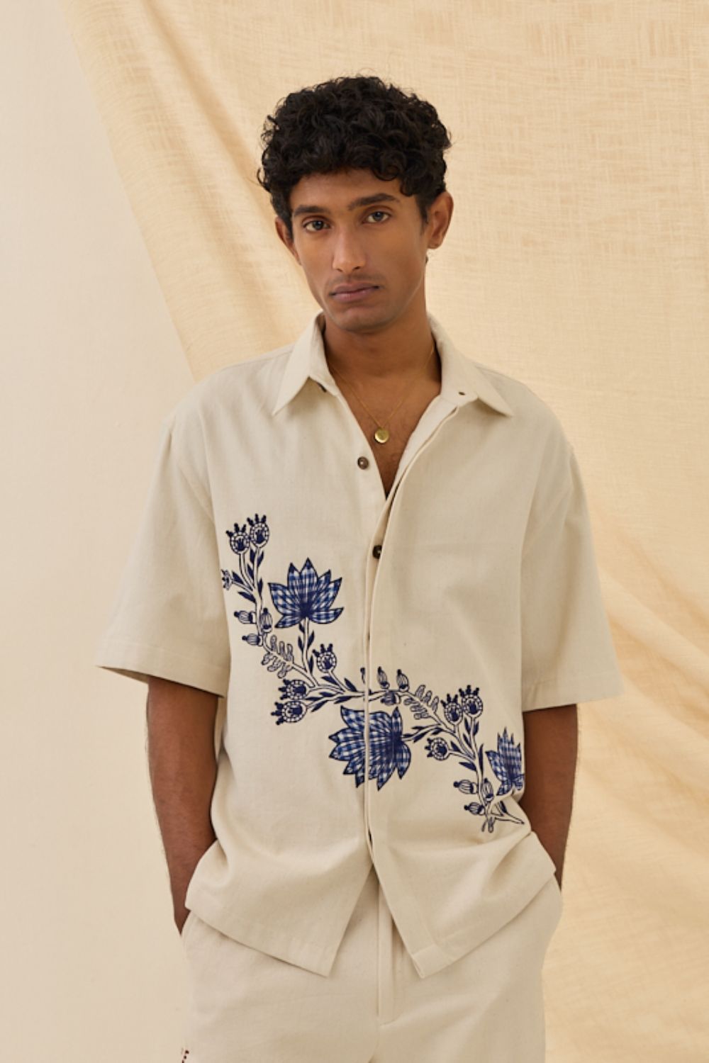 Saras Handloom Denim Shacket