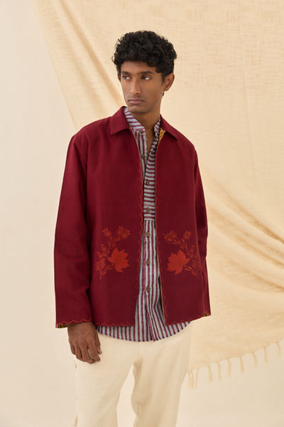 Kuhu Handloom Reversible Jacket