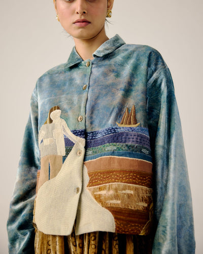 BOXY JACKET-Sea Shore Appl