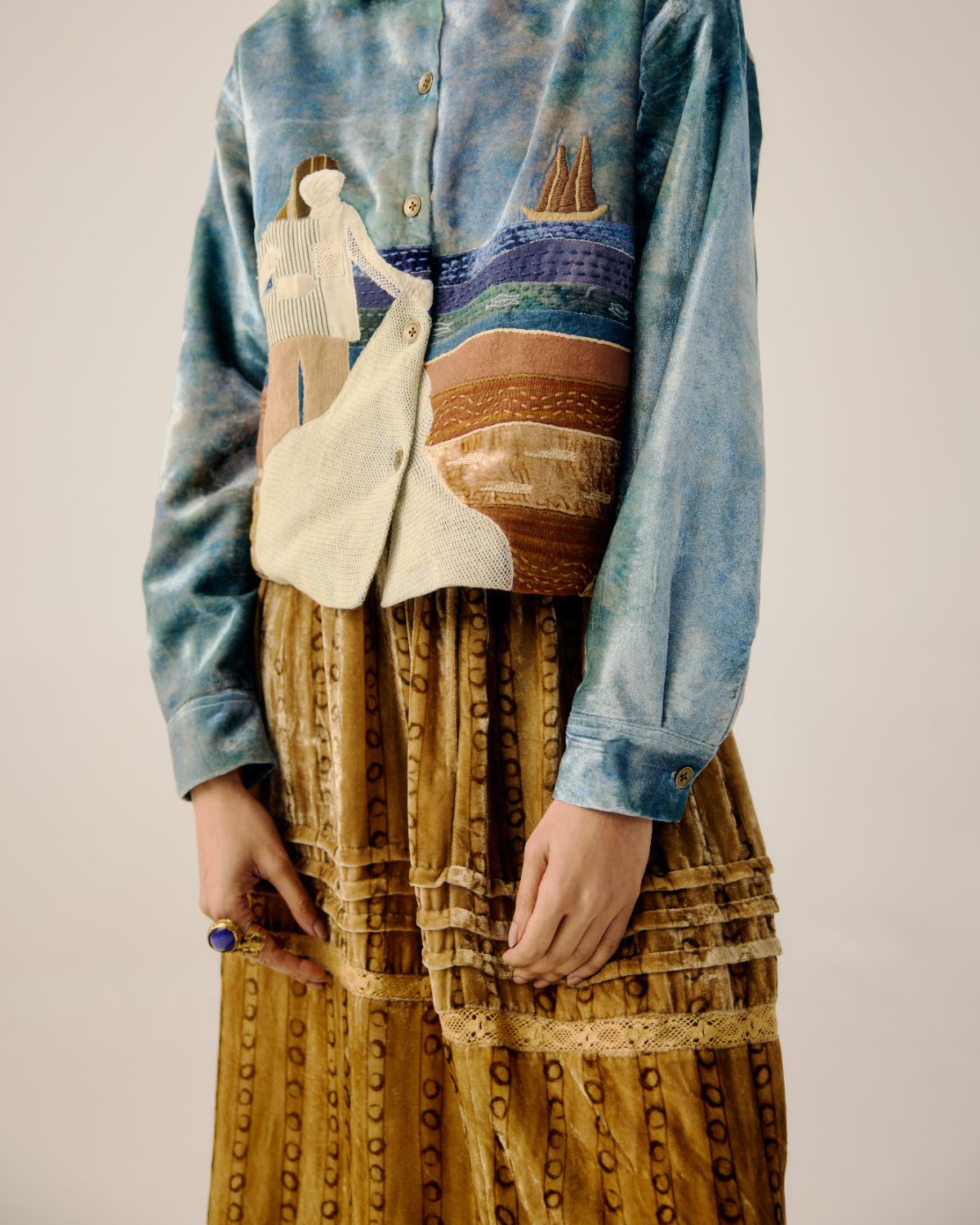 BOXY JACKET-Sea Shore Appl