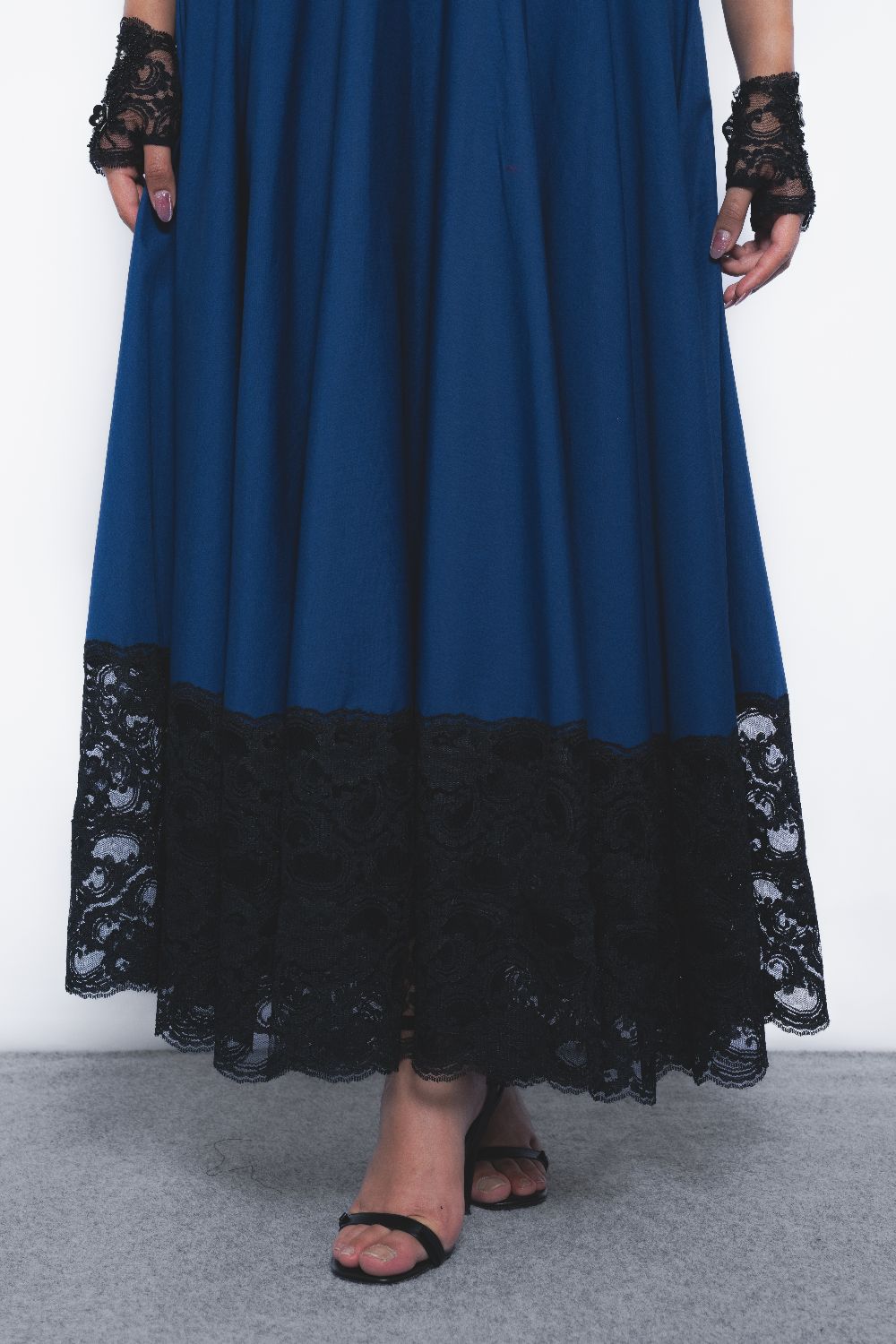 Baile Dress - Navy and Black