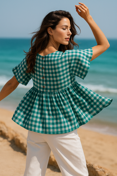 Berk Peplum Top