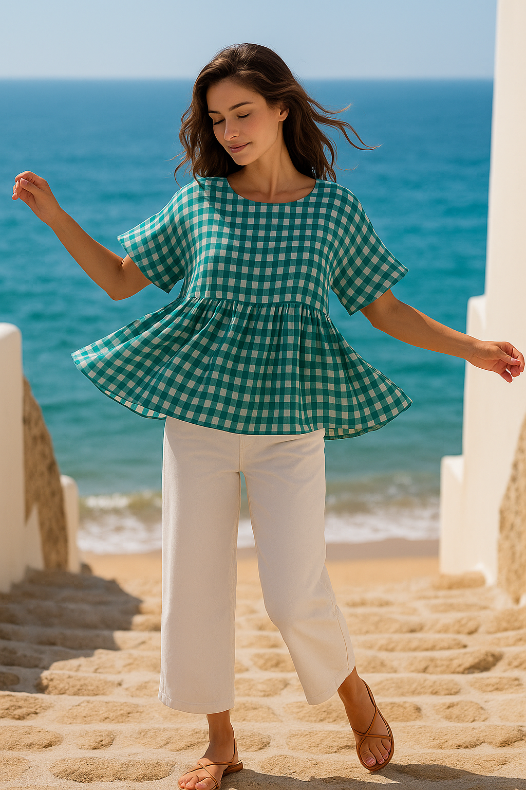 Berk Peplum Top