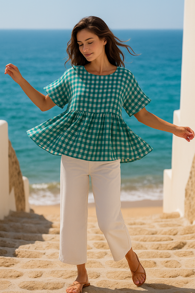 Berk Peplum Top