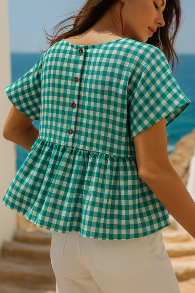 Berk Peplum Top