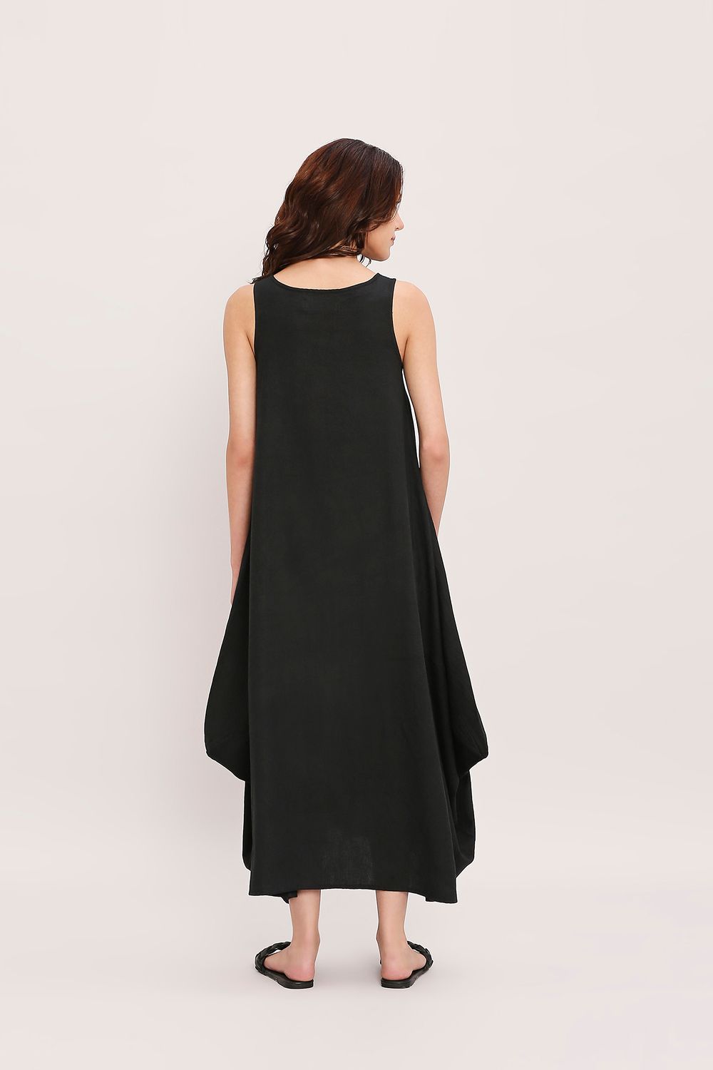 Black Vari Cotton Dress