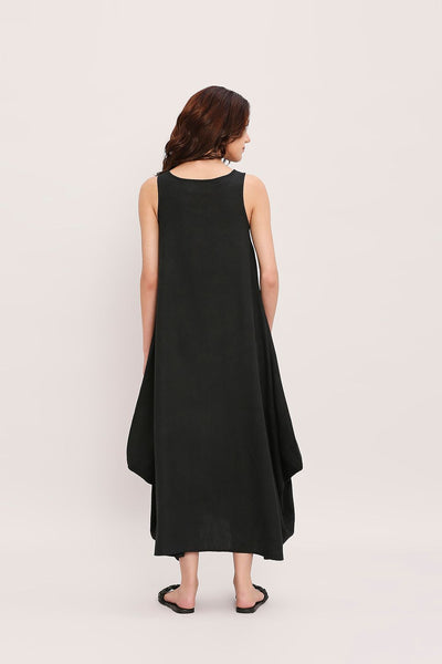 Black Vari Cotton Dress