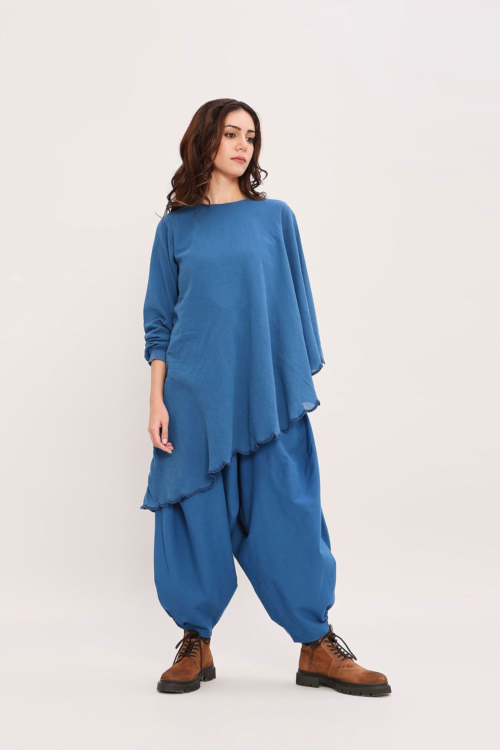 Blue Baggy Pants