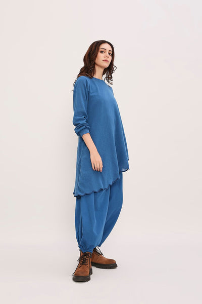 Blue Baggy Pants