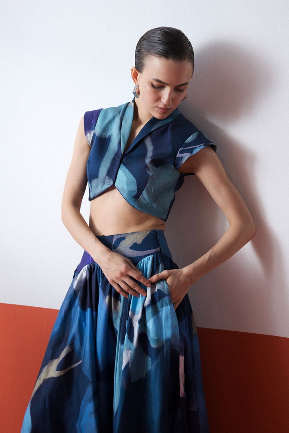 BLUE LAGOON SKIRT SET