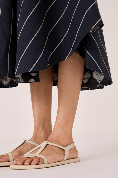 Boga Black Striped Skirt