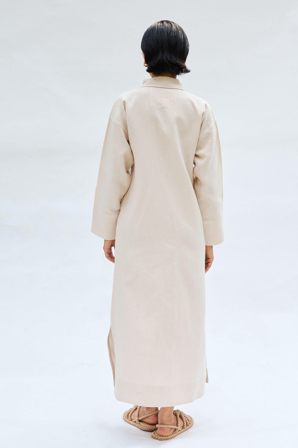 Breezy Tide Linen Kurta