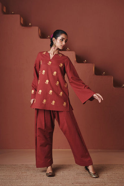 Brick Co Linen Farsi Kurta Set