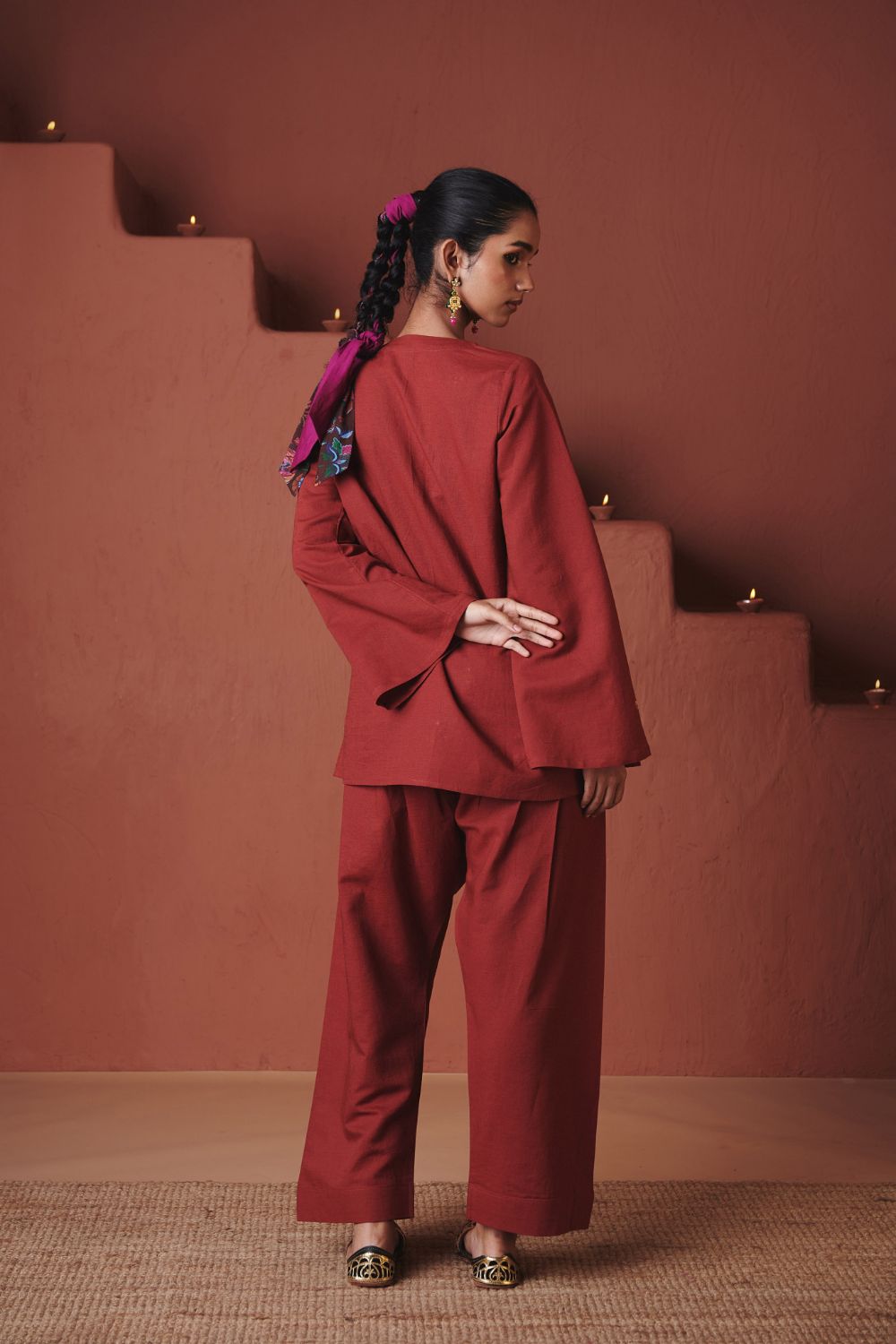 Brick Co Linen Farsi Kurta Set