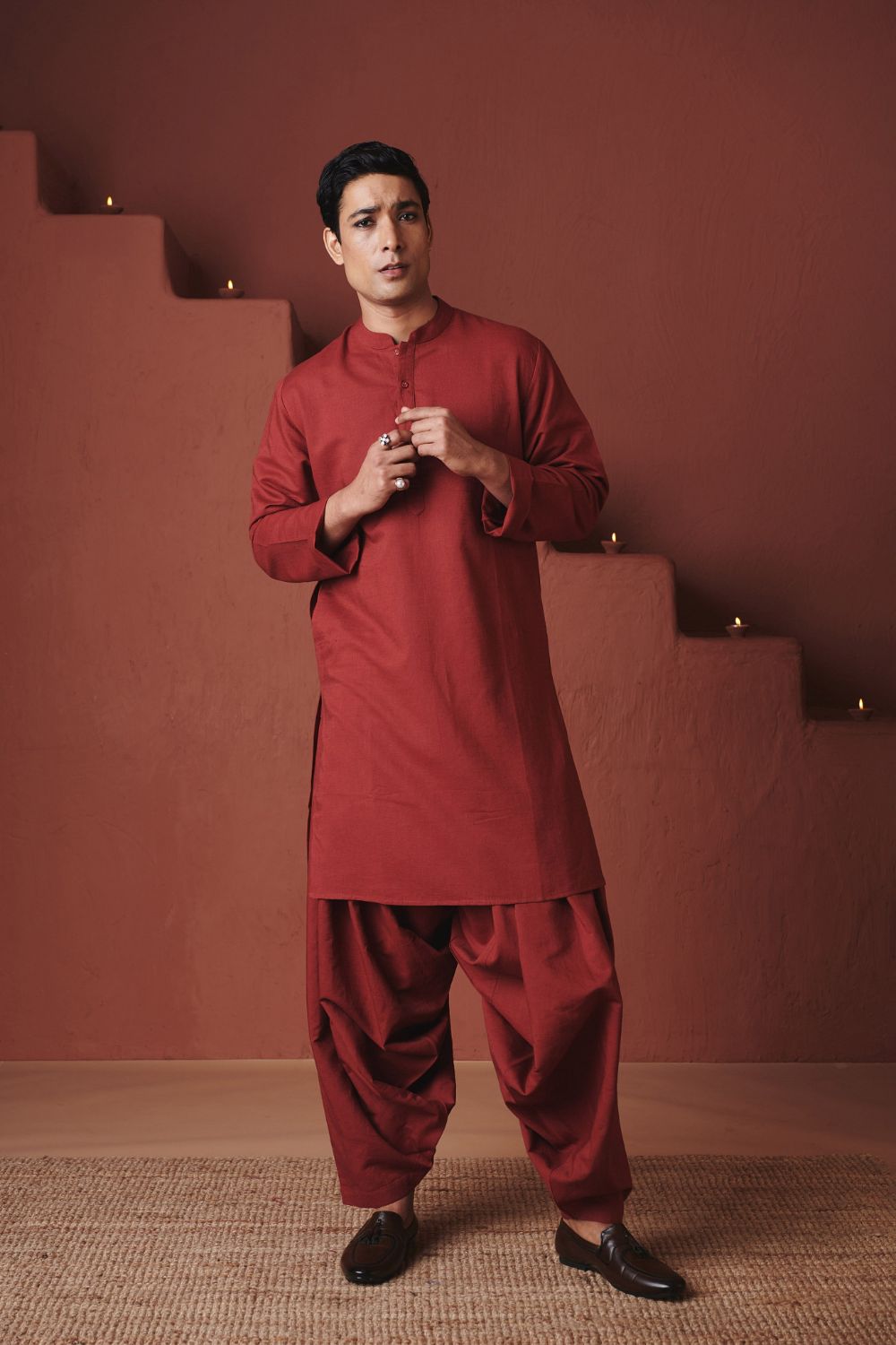 Brick Co Linen Men's Classic Kurta