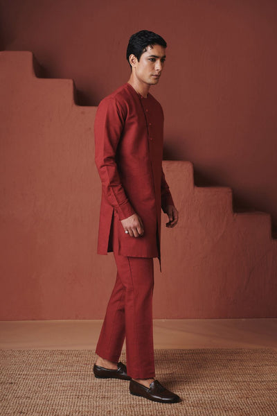 Brick Co Linen Men's Side Open Kurta Set