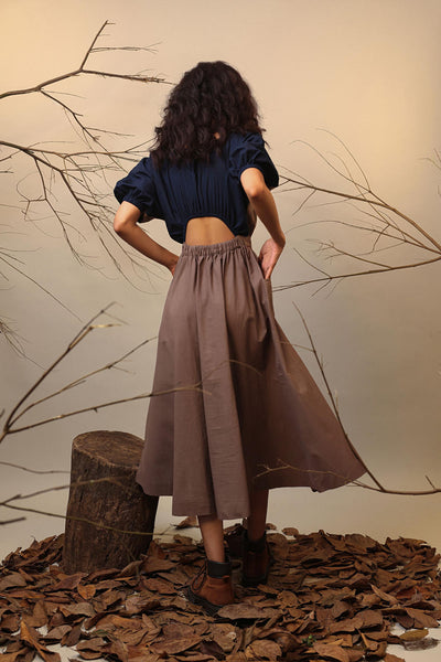 CB Beige & Blue Sphara Dress