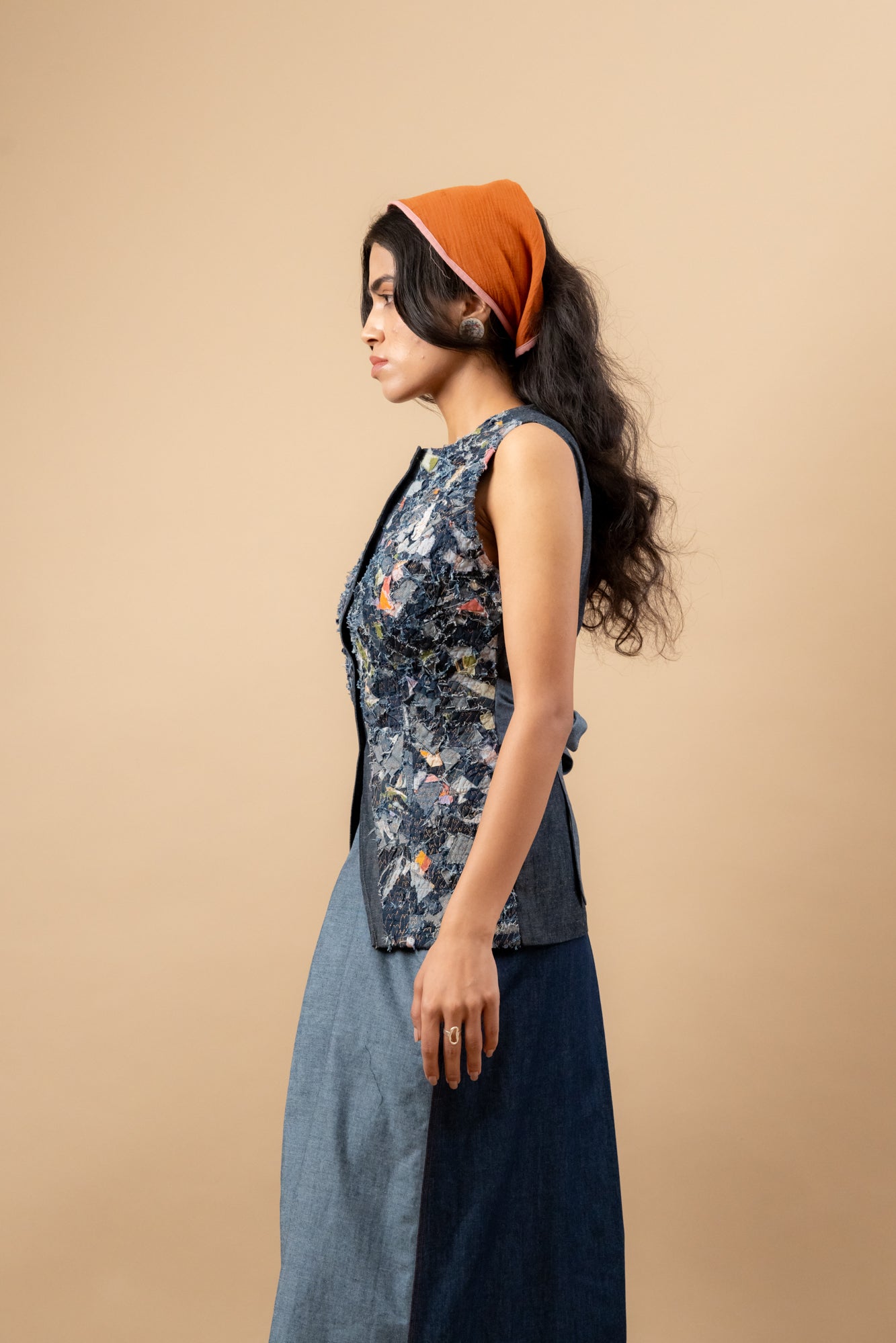Ida Upcycled Denim Waistcoat
