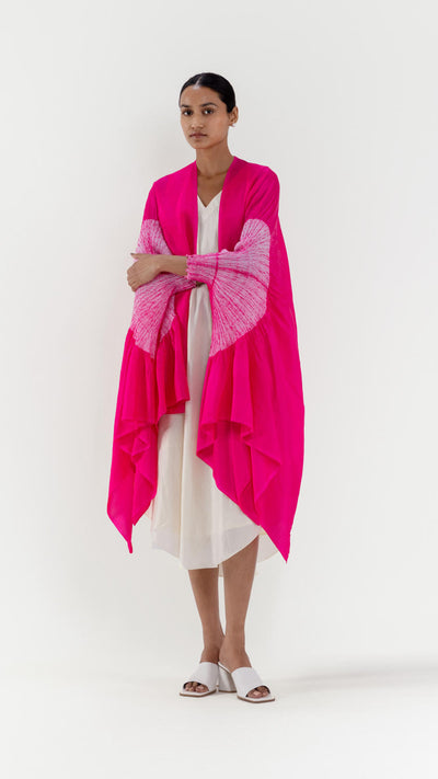 SEGMENT CAPE - FUCHSIA