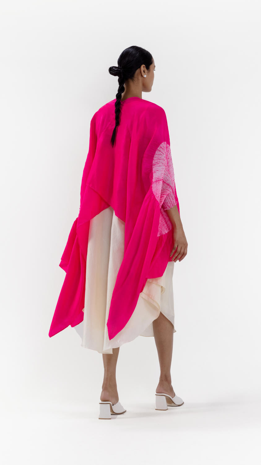 SEGMENT CAPE - FUCHSIA