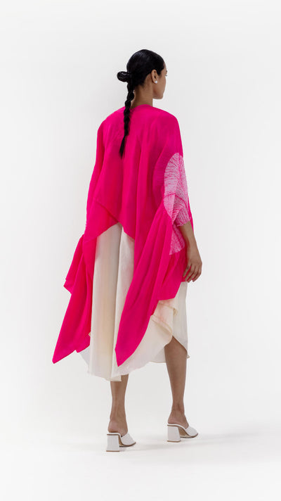 SEGMENT CAPE - FUCHSIA
