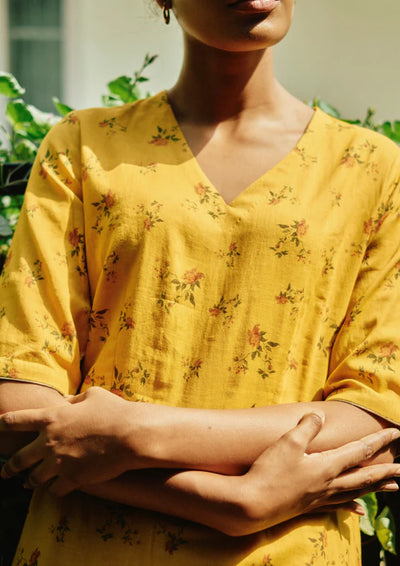 Chintz Yellow Sharara Set